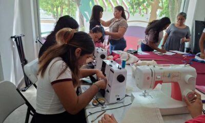 Inicia curso de taller de corte y confección