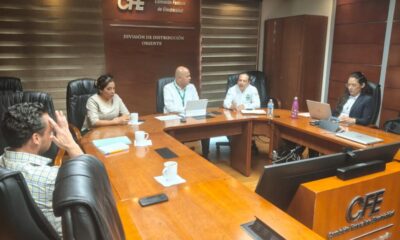 Cirilo Vázquez Parissi sostiene reunión de trabajo con la CFE para fortalecer proyectos de electrificación