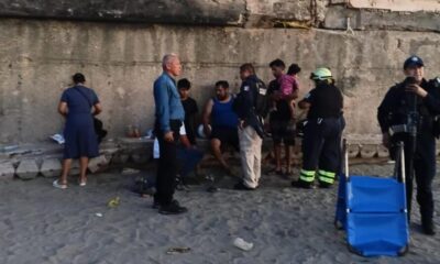 Tres personas son rescatadas de morir ahogadas cerca de las escolleras de Coatzacoalcos