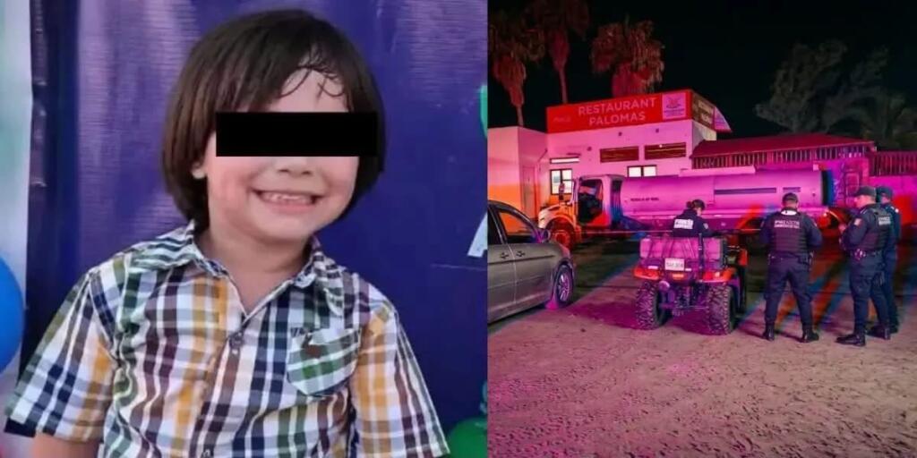 Niño de 4 años es hallado dentro de fosa séptica tras desaparer en restaurante de Sinaloa.
