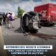 Automovilista resulta lesionada tras chocar contra muro de contención en Jáltipan