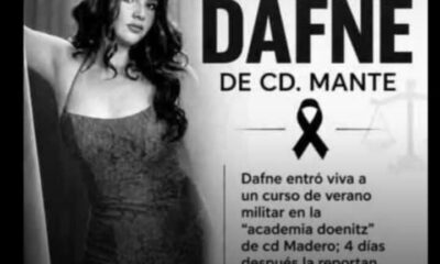 Muere adolescente en academia militar en Tamaulipas
