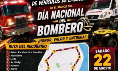 ¡Sonarán las sirenas! Bomberos recorrerán Minatitlán este sábado; esto sabemos