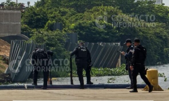 (+VIDEO) Hallan cuerpo flotando en el río Coatzacoalcos, frente al malecón de Minatitlán