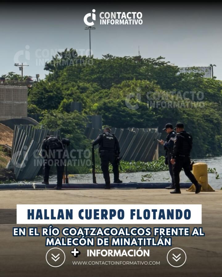 (+VIDEO) Hallan cuerpo flotando en el río Coatzacoalcos, frente al malecón de Minatitlán