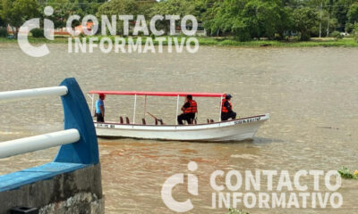Hallan cuerpo flotando en el río Coatzacoalcos, frente al malecón de Minatitlán