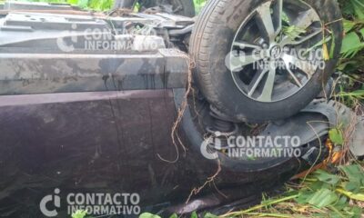 Fatal choque en la autopista: muere taxista de Minatitlán