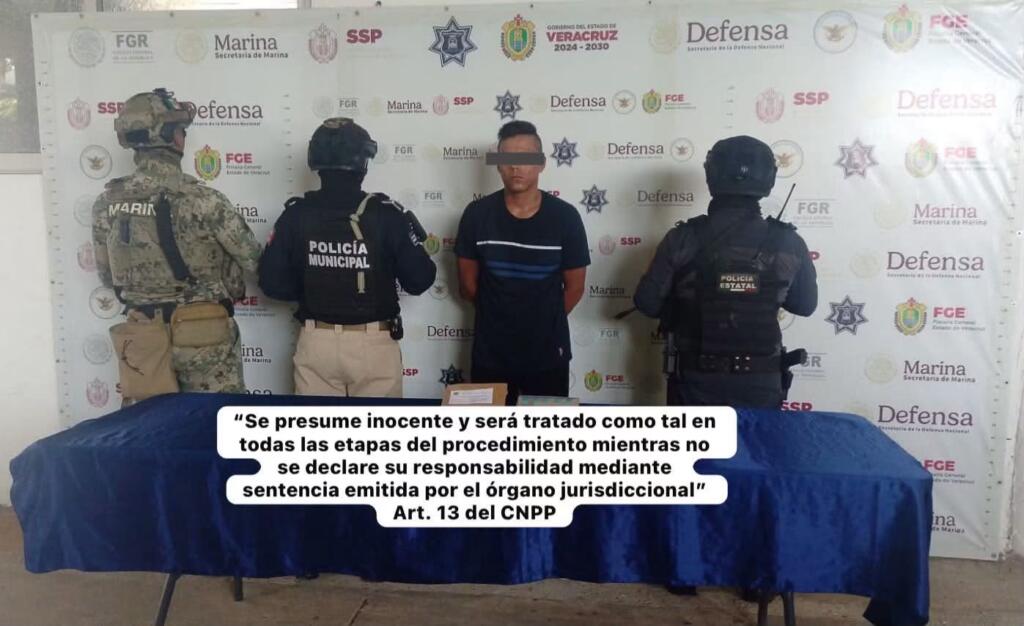Detienen a hombre tras presuntamente agredir a policía municipal en Mundo Nuevo