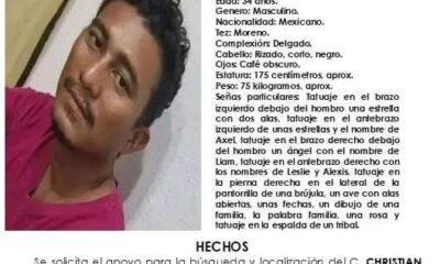 Buscan a Cristian Michelle: salió de Playa del Carmen rumbo a Cosoleacaque y no llegó