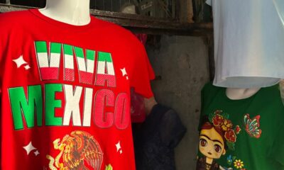 (+VIDEO) Ropa, trajes y accesorios patrios ya llenan los comercios del Centro