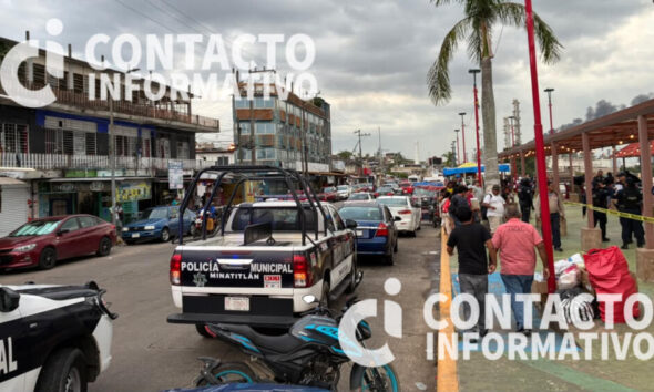 Hallan cadáver flotando en el río Coatzacoalcos, frente al malecón de Minatitlán