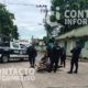 (+VIDEO)Aparatoso accidente en moto deja a una dama lesionada en la colonia Nueva Mina