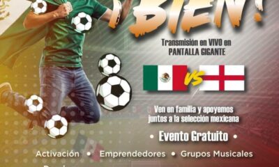 ¡Nos irá muy bien! Ayuntamiento prepara Festival Deportivo y Cultural para disfrutar del México vs Inglaterra