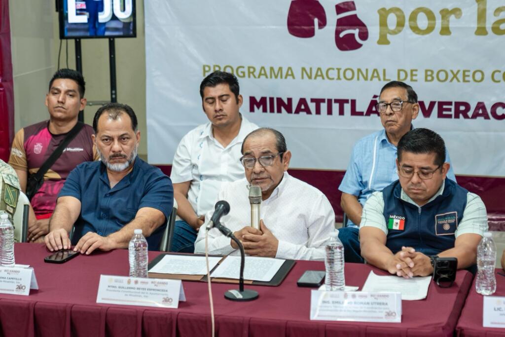 Minatitlán se suma a “Boxeando por la Paz» para fortalecer la prevención de la violencia