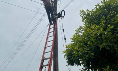 Alumbrado Público atiende reportes en localidades del área rural
