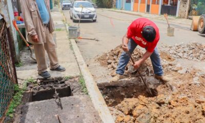 Atienden reparaciones en distintos puntos de Minatitlán