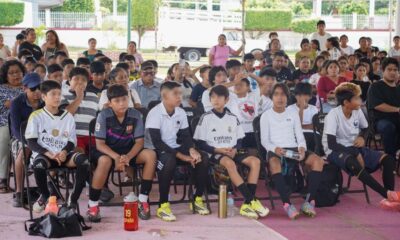 Impulsa Cosoleacaque el fútbol con valores para niñas, niños y jóvenes