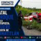 Fatal choque en la autopista: muere taxista de Minatitlán