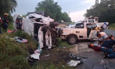 Choque en la entrada de Agua Dulce deja al menos cuatro muertos