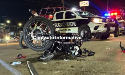Motociclista queda lesionado tras choque contra camioneta en el Bulevar