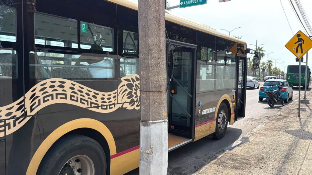 Golpean a pasajero dentro de autobús Quetzalli en Coatzacoalcos