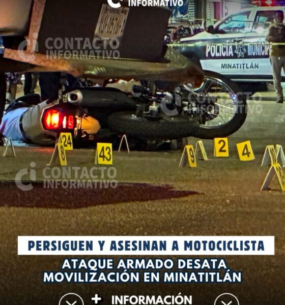 Persiguen y asesinan a motociclista; ataque armado desata movilización en Minatitlán