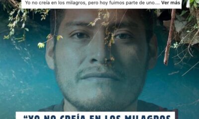 “Yo no creía en los milagros, pero hoy fuimos parte de uno”: buzo que participó en el rescate de Erasto Crisanto