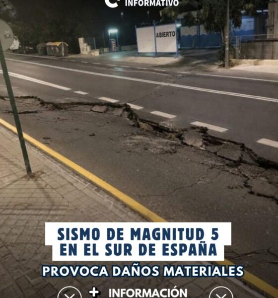 Sismo de magnitud 5 en el sur de España provoca daños materiales