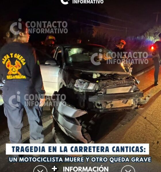 Tragedia en la carretera Canticas: un motociclista muere y otro queda grave
