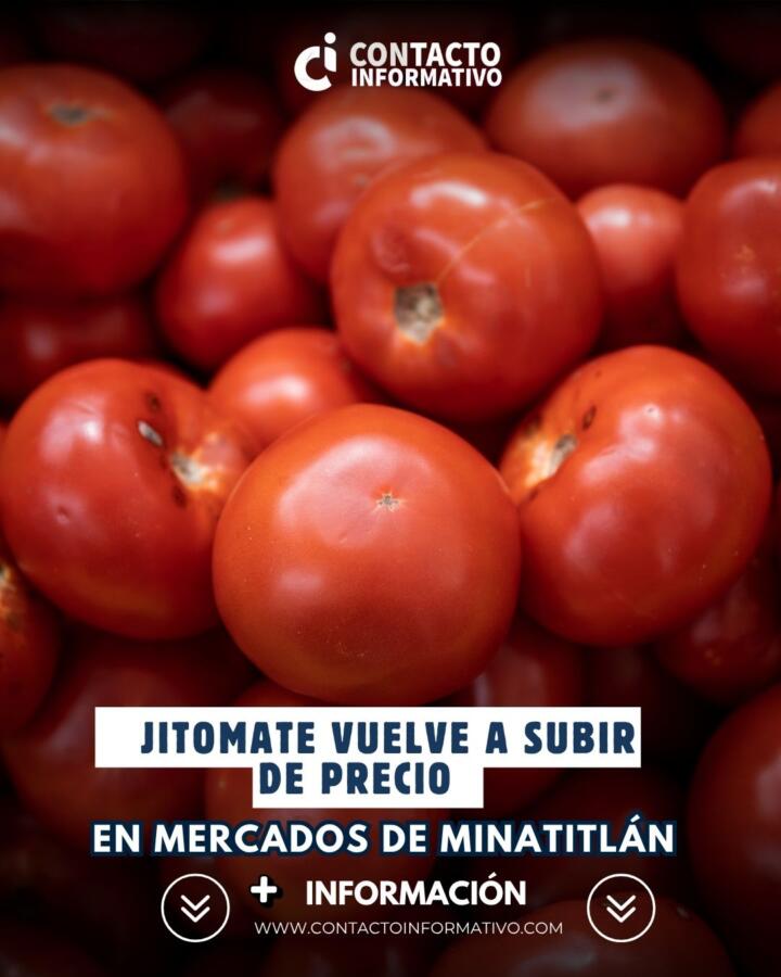 Jitomate vuelve a subir de precio en mercados de Minatitlán