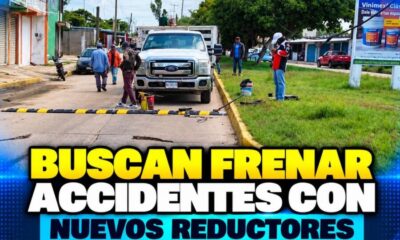 Buscan frenar accidentes con nuevos reductores de velocidad en Villa Allende