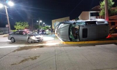 Alcohol provoca dos volcaduras en el sur de Veracruz