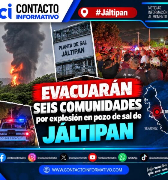 Evacuarán seis comunidades por explosión en pozo de sal de Jáltipan; esto sabemos