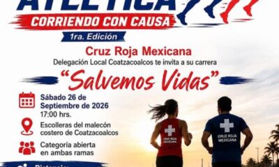 Cruz Roja de Coatzacoalcos realizará carrera con causa para recaudar fondos