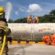Simulacro de fuga de óxido de etileno moviliza a más de 150 trabajadores en la zona industrial de Coatzacoalcos