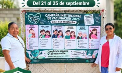 Invita IMSS Veracruz Sur a participar en Campaña Institucional de Vacunación 2026