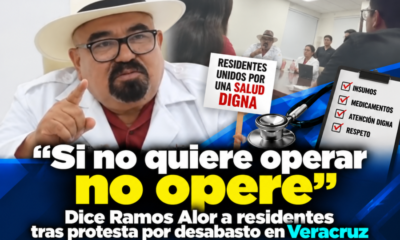 «Si no quiere operar no opere»: Dice Ramos Alor a residentes tras protesta por desabasto en Veracruz