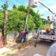 Gobierno de Minatitlán mejora alumbrado público en la colonia Dante Delgado