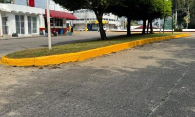 Minatitlán se prepara para las Fiestas Patrias con trabajos de balizamiento