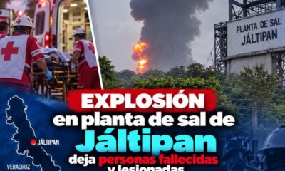 Explosión en planta de sal de Jáltipan deja personas fallecidas y lesionadas