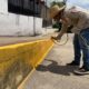 Refuerzan trabajos de limpieza y pintura en la avenida Justo Sierra