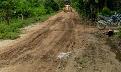 Mejoran caminos rurales en Nueva Concepción y ejido La Magdalena