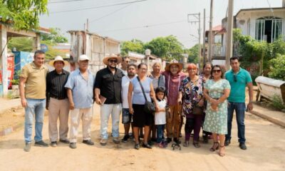 Reyes Espronceda da seguimiento a trabajos de rehabilitación en la calle Mérida