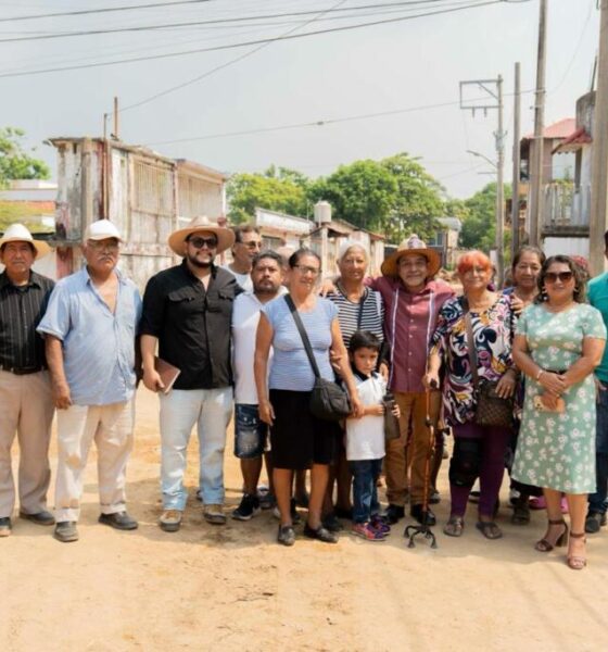 Reyes Espronceda da seguimiento a trabajos de rehabilitación en la calle Mérida