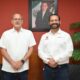 Acuerdan Pedro Miguel Rosaldo y Gerardo Balandrano fortalecer proyectos deportivos en Coatzacoalcos