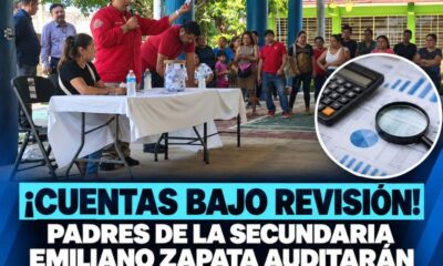 ¡Cuentas bajo revisión! Padres de la secundaria Emiliano Zapata auditarán más de 100 mil pesos
