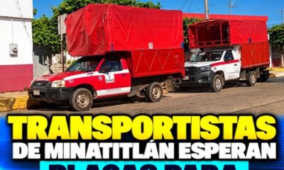 Transportistas de Minatitlán esperan placas para evitar detenciones