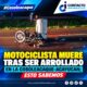 Motociclista muere tras ser arrollado en la Cosoleacaque-Acayucan; esto sabemos