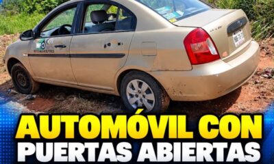Automóvil con puertas abiertas causa alarma entre vecinos del camino a Mapachapa