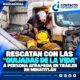 Rescatan con las “quijadas de la vida” a persona atrapada en tráiler en Minatitlán